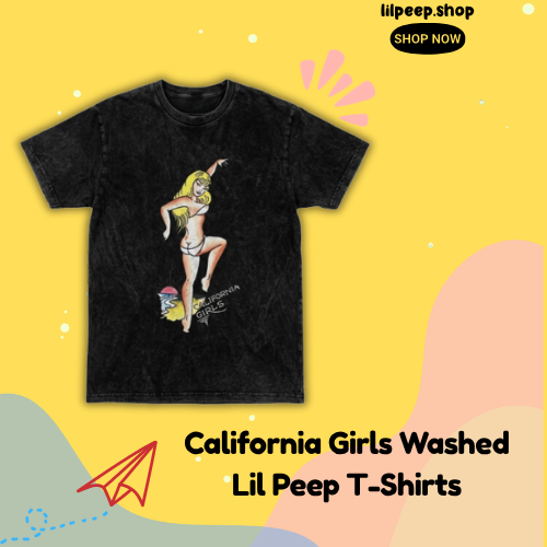 California Girls DTNK0805 Washed Lil Peep T-Shirts